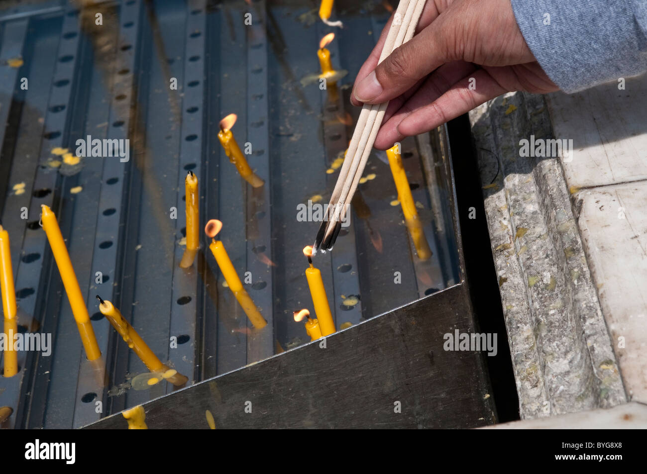 Grand palace incense stick sticks hi-res stock photography and images ...