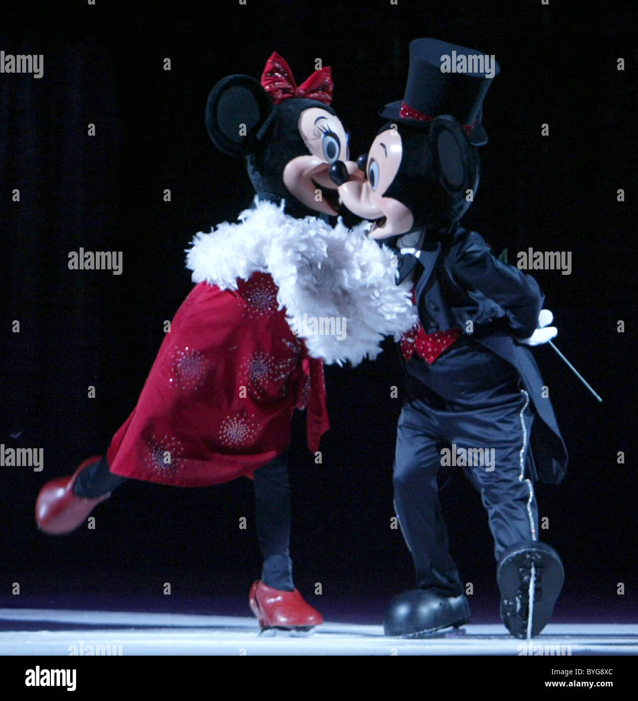 Mickey Mouse and Minnie Mouse 'Disney on Ice', at the Verizon Center Washington DC, USA - 18.02.07 Stock Photo