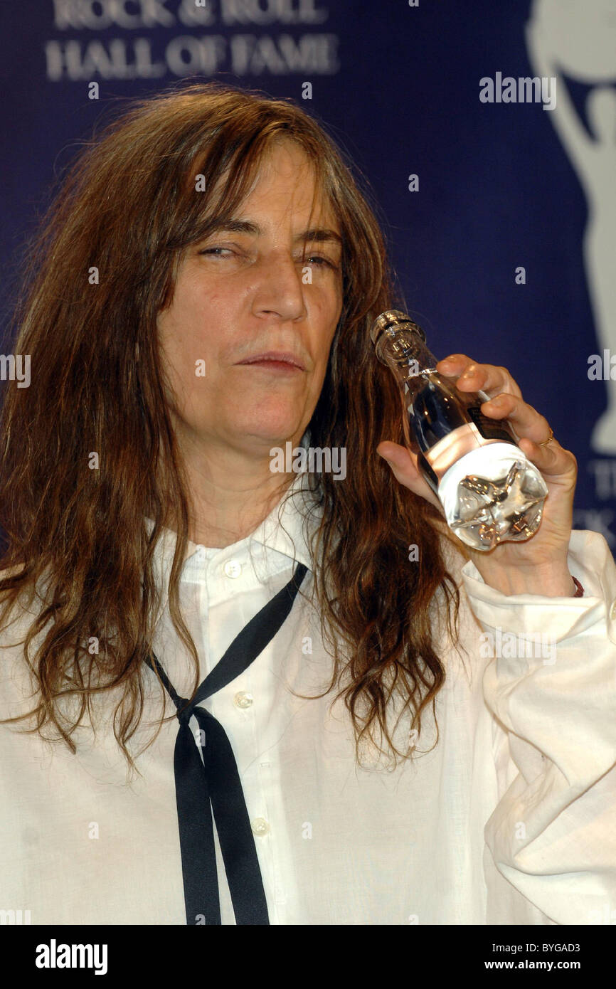Patti Smith Rock & Roll Hall of Fame Induction Ceremony held at the Waldorf-Astoria Hotel New York City, USA - 12.03.07 Stock Photo
