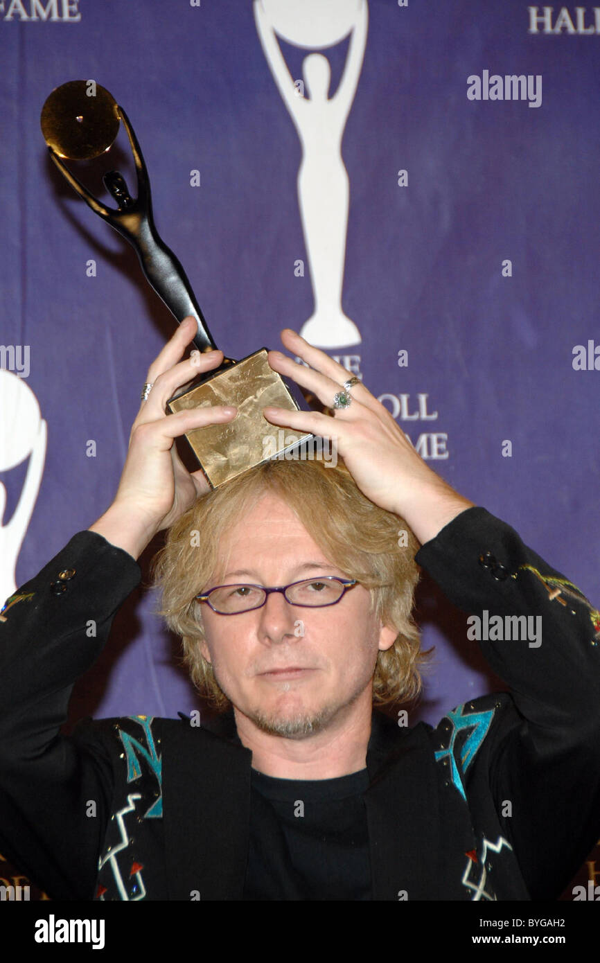 Mike Mills of REM Rock & Roll Hall of Fame Induction Ceremony held at