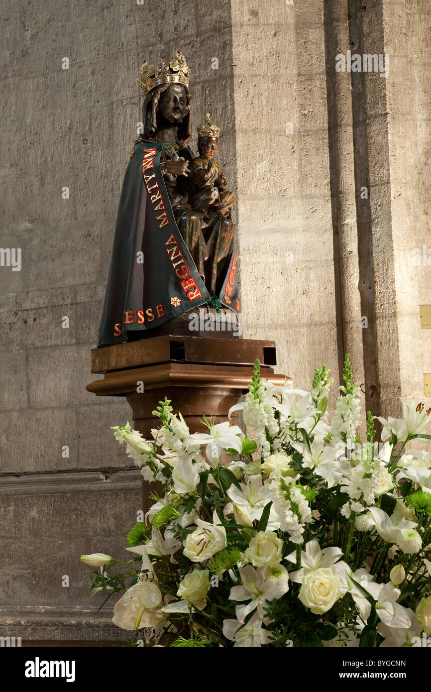 Black Blessed virgin of Saint Victor Abbey in Marseille Stock Photo Alamy