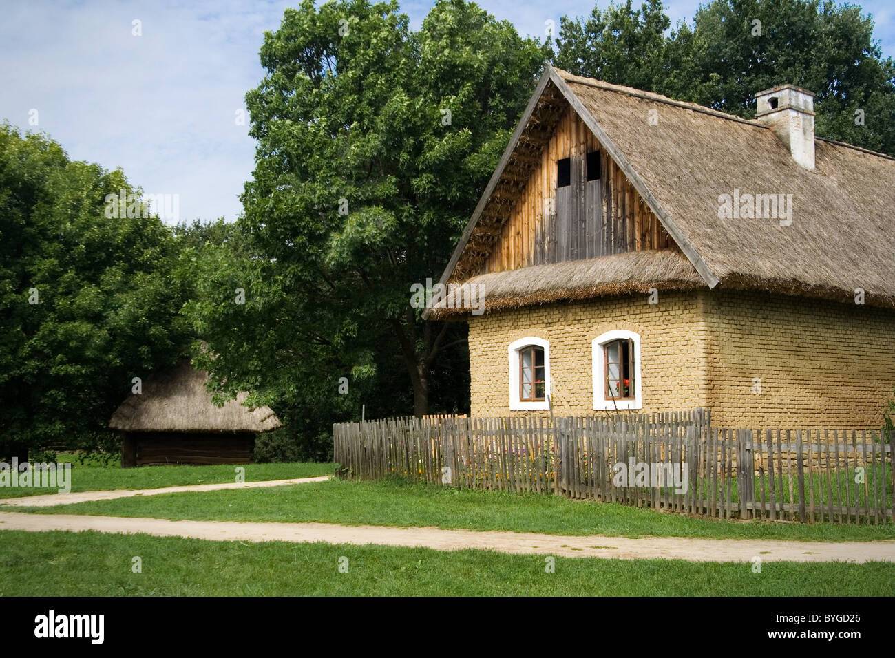the house in old Moravian village Stock Photo Alamy