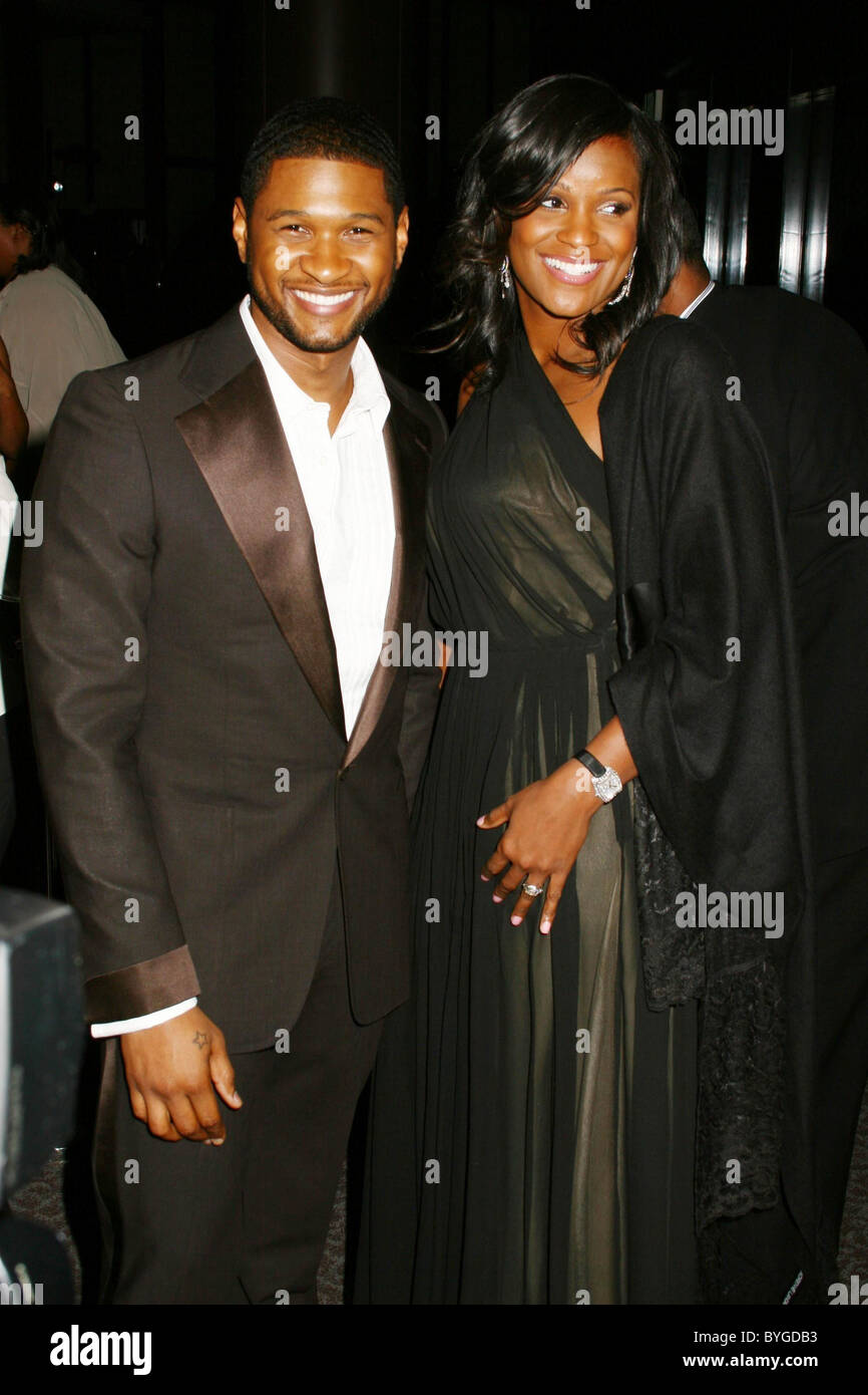 USHER WEDS FOSTER IN ATLANTA R&B heart-throb USHER wed his pregnant fiancee TAMEKA  FOSTER in his native Atlanta, Georgia, on Stock Photo - Alamy