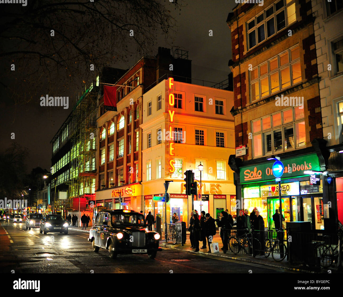 Charring Cross Road, London, England Stock Photo