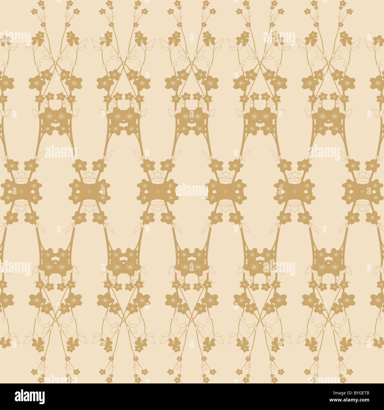 Seamless wallpaper of floral pattern Stock Photo - Alamy