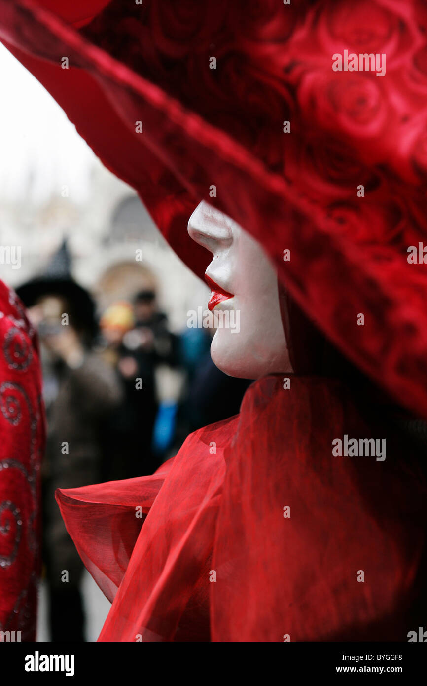 Disguise at Venice Carnival Stock Photo