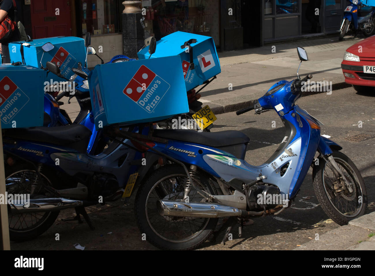 Pizza Delivery Bike High Resolution Stock Photography And Images Alamy