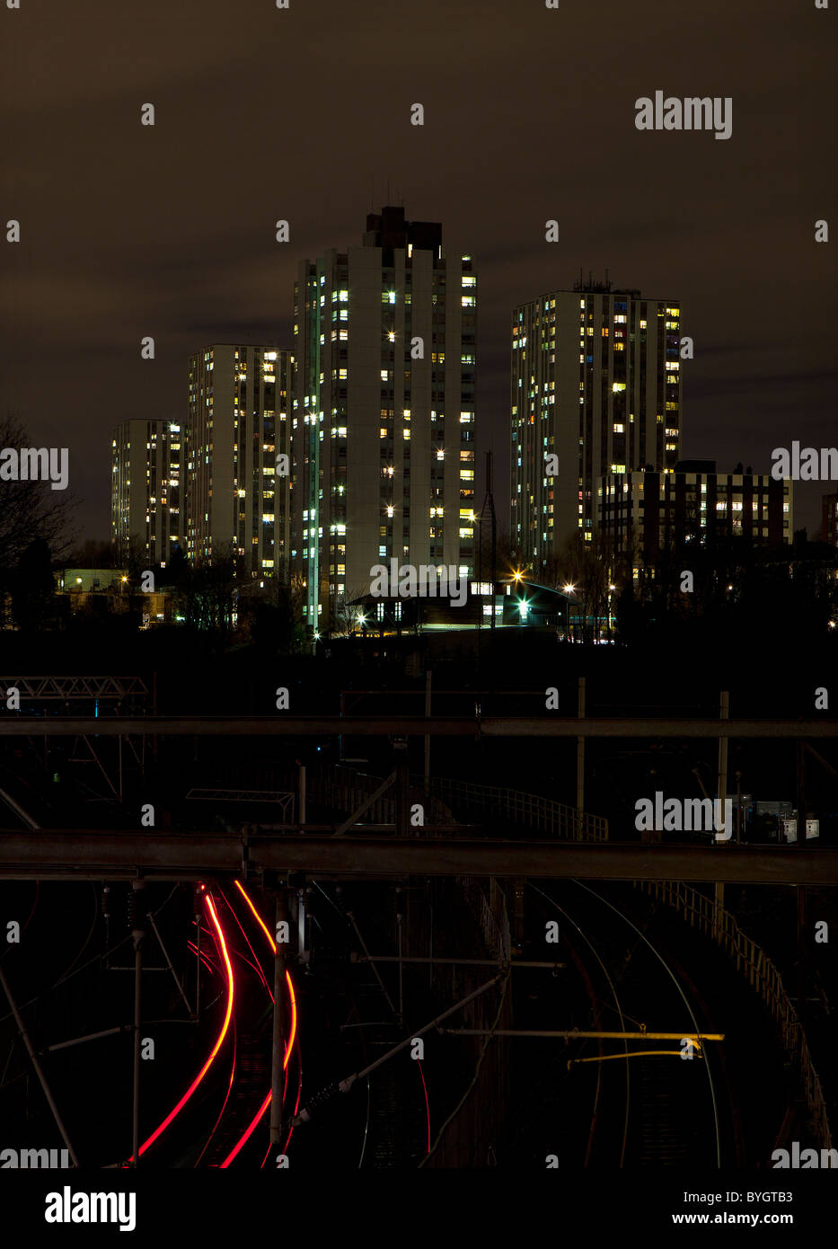 Night lines hi-res stock photography and images - Alamy