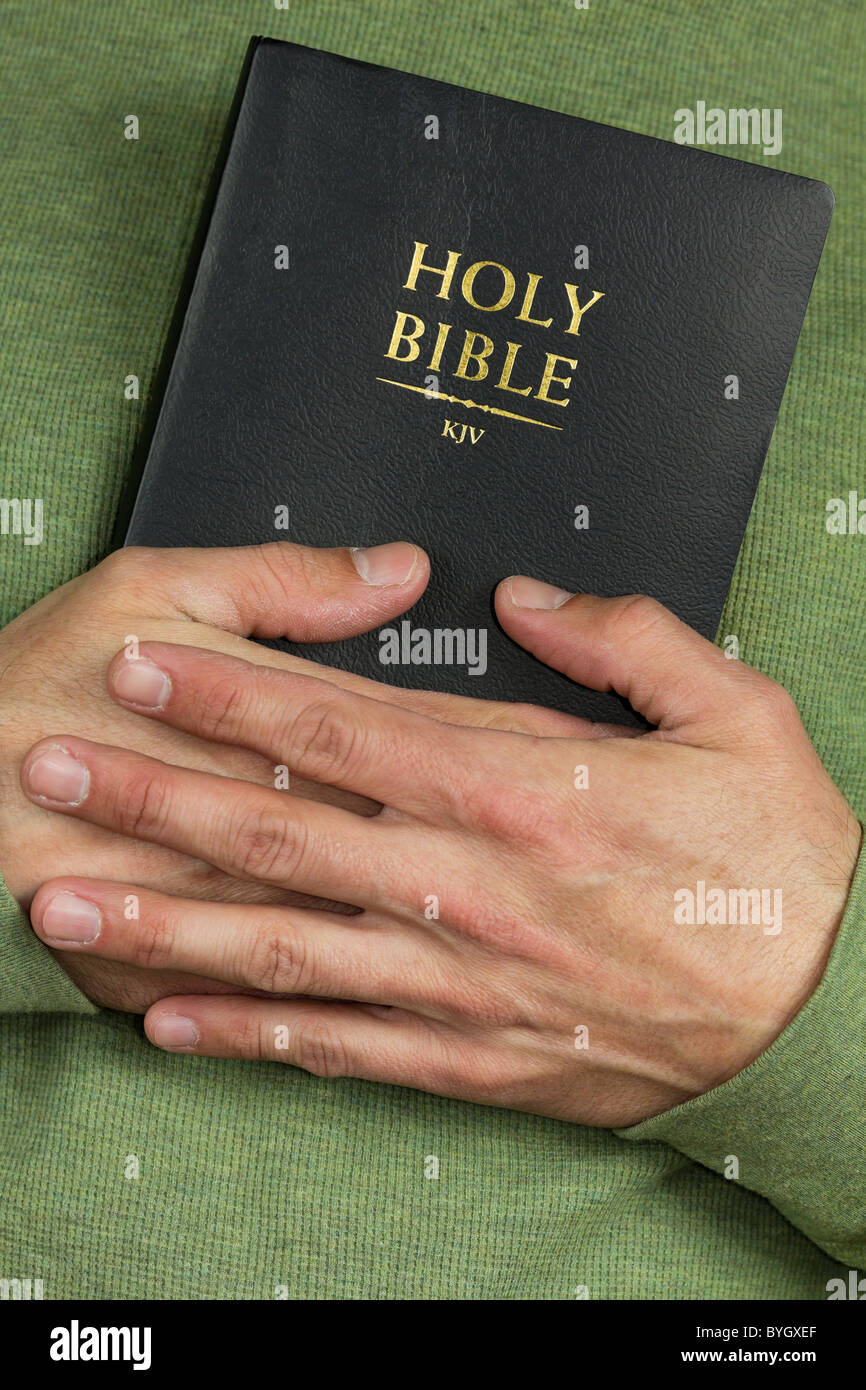 The holy Bible. Stock Photo