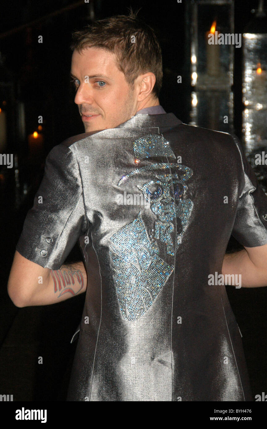 Jake Shears Sir Elton John's 60th birthday party held at Cathedral