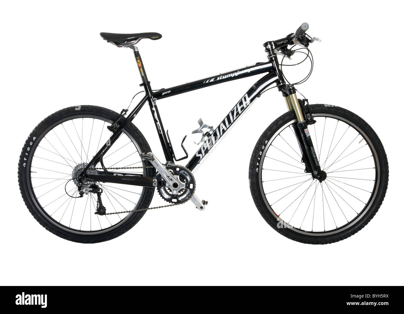 Hardtail mountain bike on white background Stock Photo