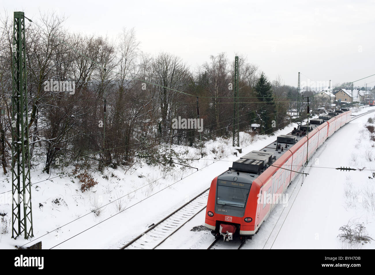 Germany View Train Passenger train Germany Stock Photo - Alamy