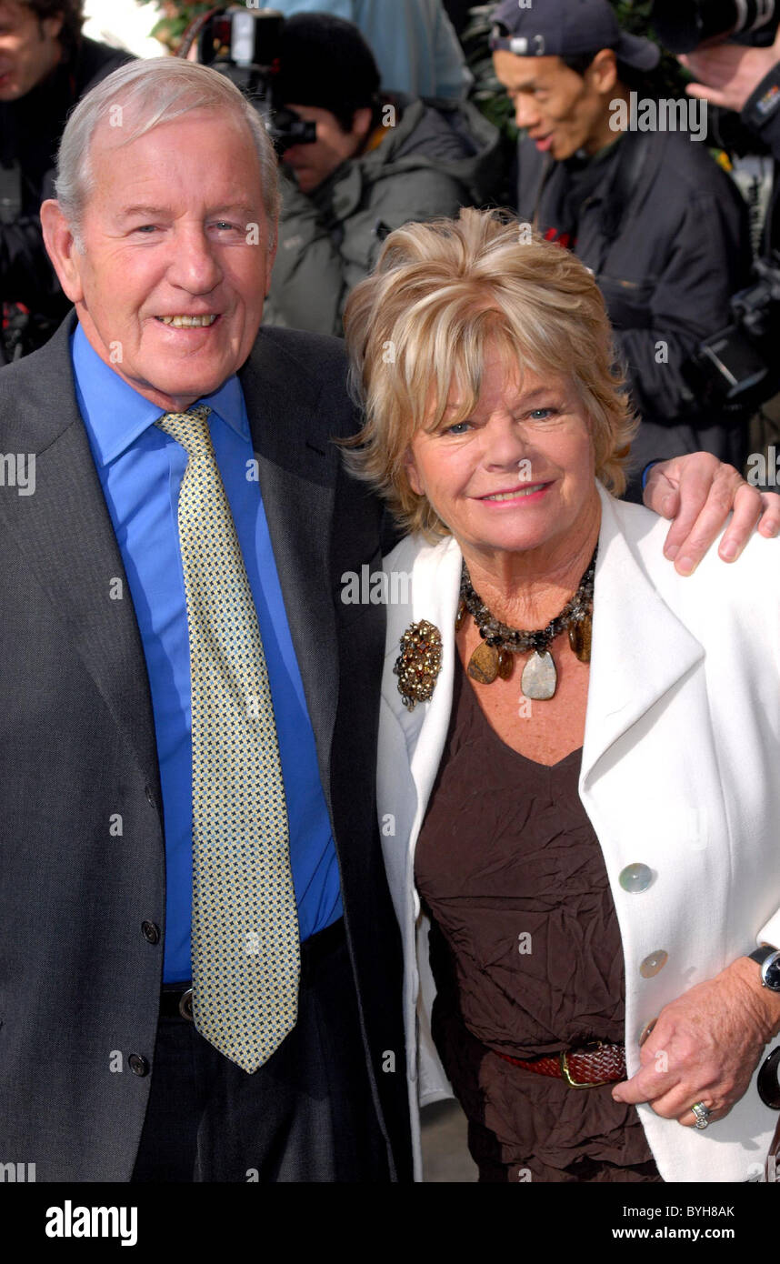 Richard Briers and Judith Chambers Tric Awards at Grovesner House London, England - 06.03.07 Stock Photo