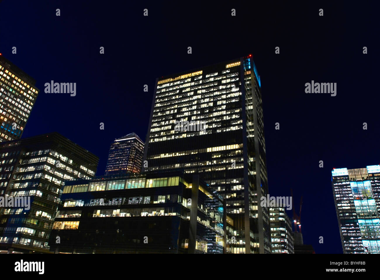 Office buildings Canary Wharf Docklands London UK 2008 Stock Photo - Alamy