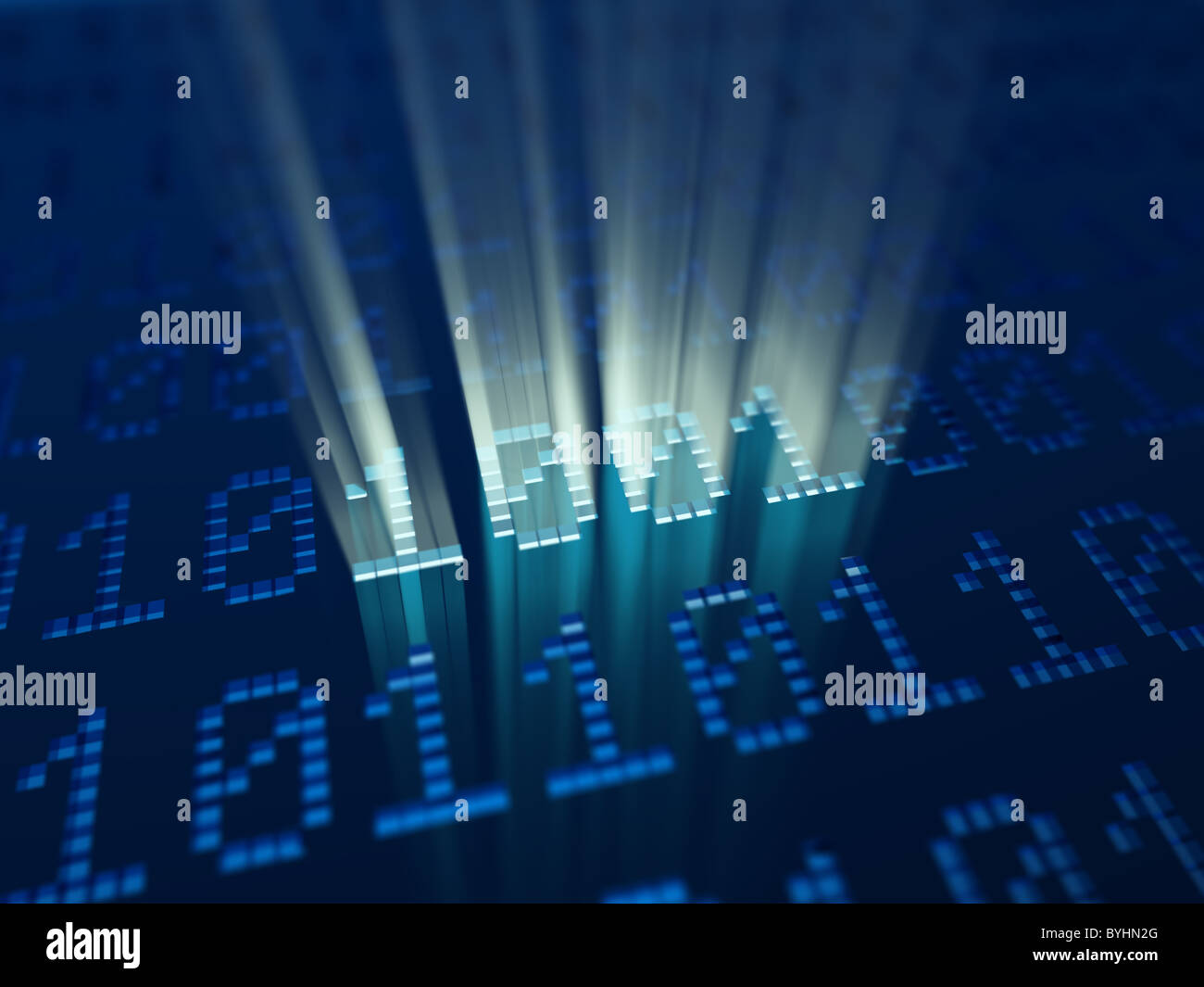 magic binary code 1001 Stock Photo - Alamy
