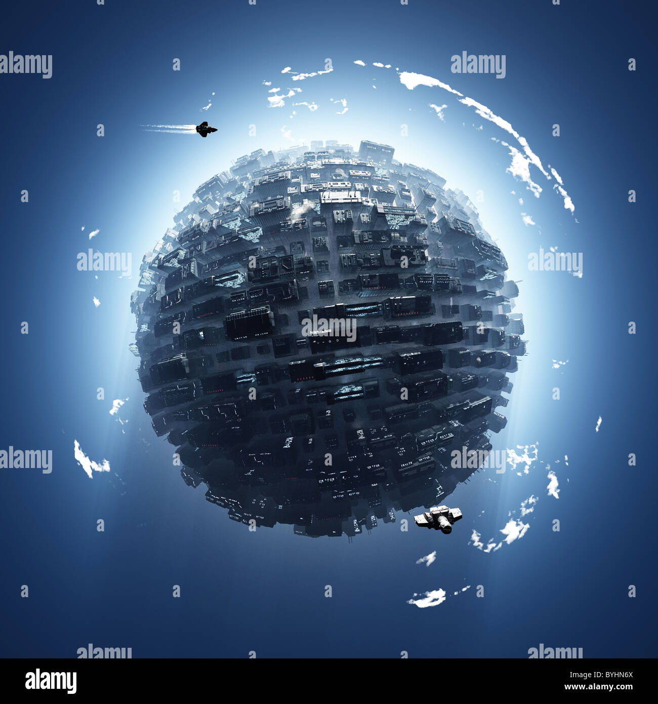 artificial in space Stock Photo Alamy