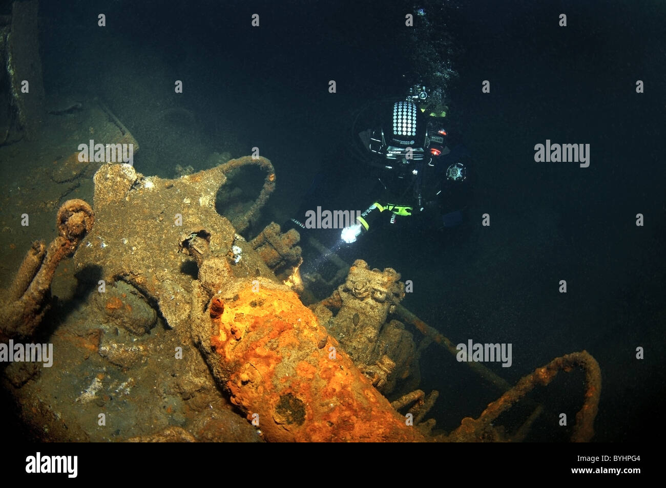 shipwreck  Romanian Transport vessel 'Sulina' Stock Photo