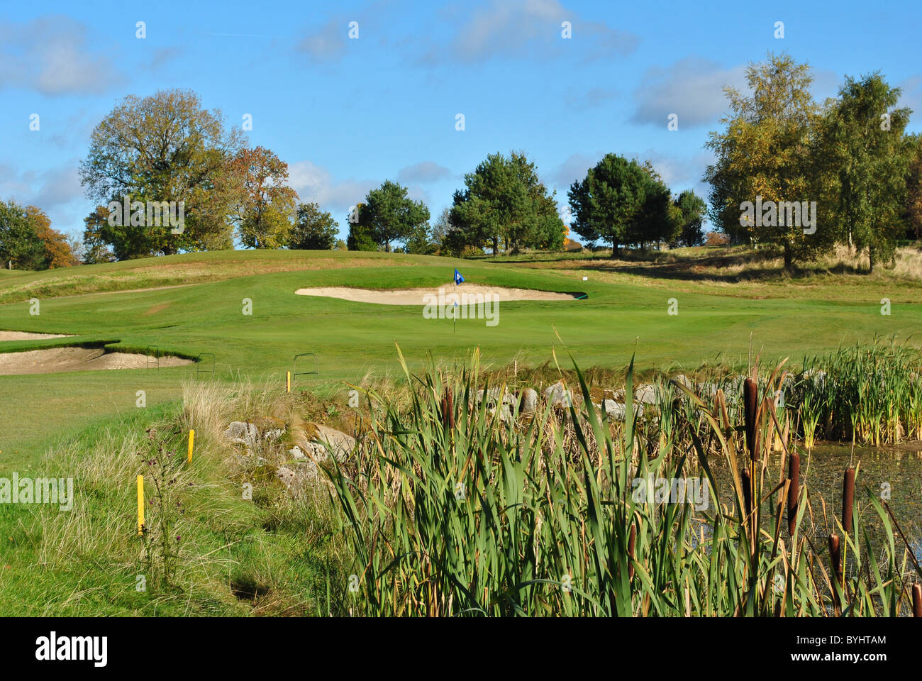 view of an irish golf course Stock Photo