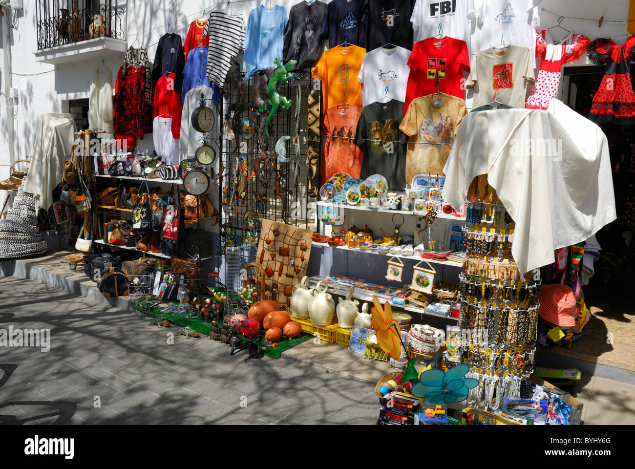 Tourist Souvenirs & Gifts in a Shop in Guadalest, Valencia, Spain Stock Photo Alamy