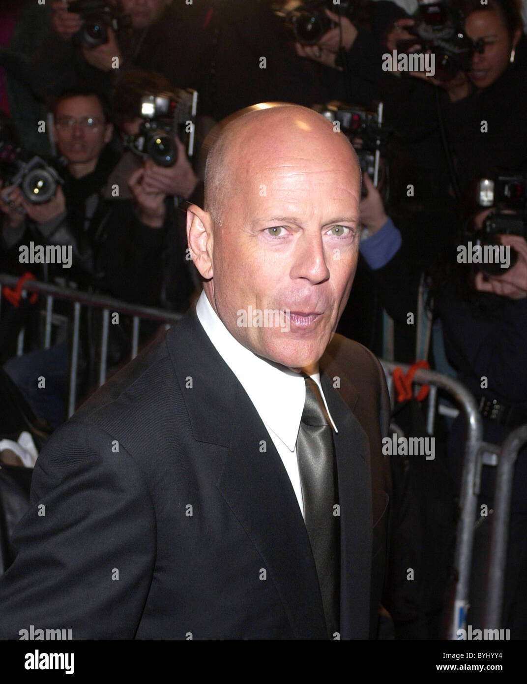 Bruce Willis New York film premiere of 'Perfect Stranger' held at the ...