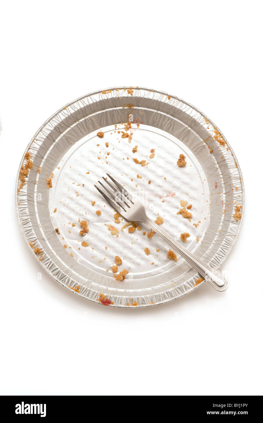 https://c8.alamy.com/comp/BYJ1PY/fork-left-sitting-in-empty-pie-tin-BYJ1PY.jpg