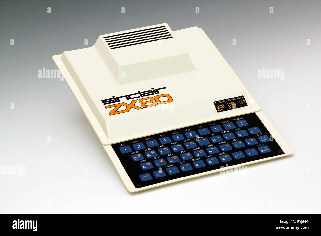 Sinclair ZX80 Personal Computer from 1980. Tony Rusecki Stock Photo