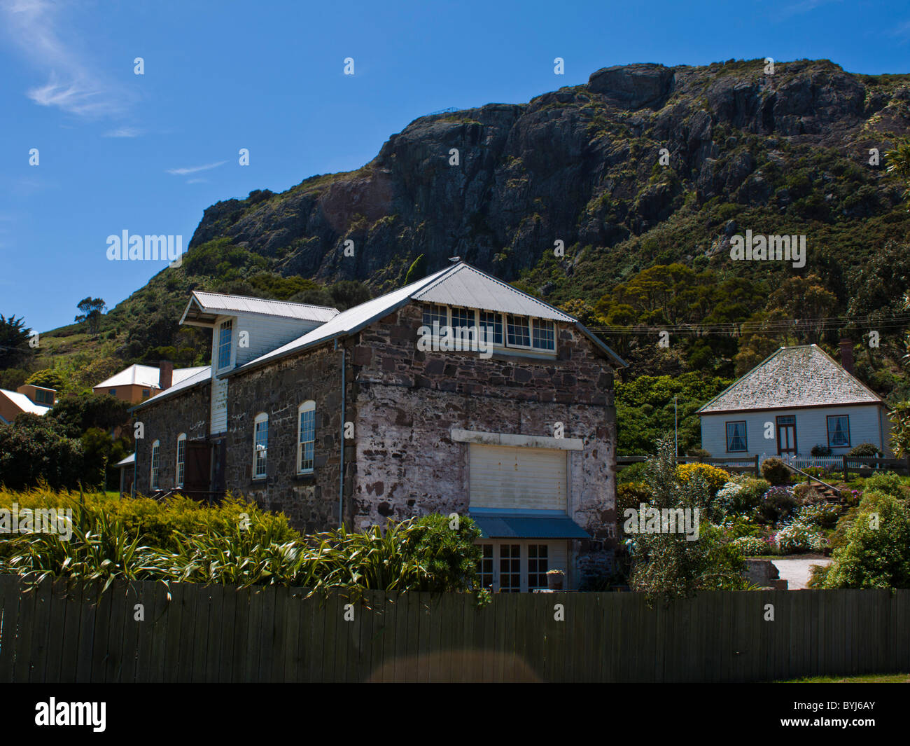 Historic home in Strahan, Tasmania Stock Photo Alamy
