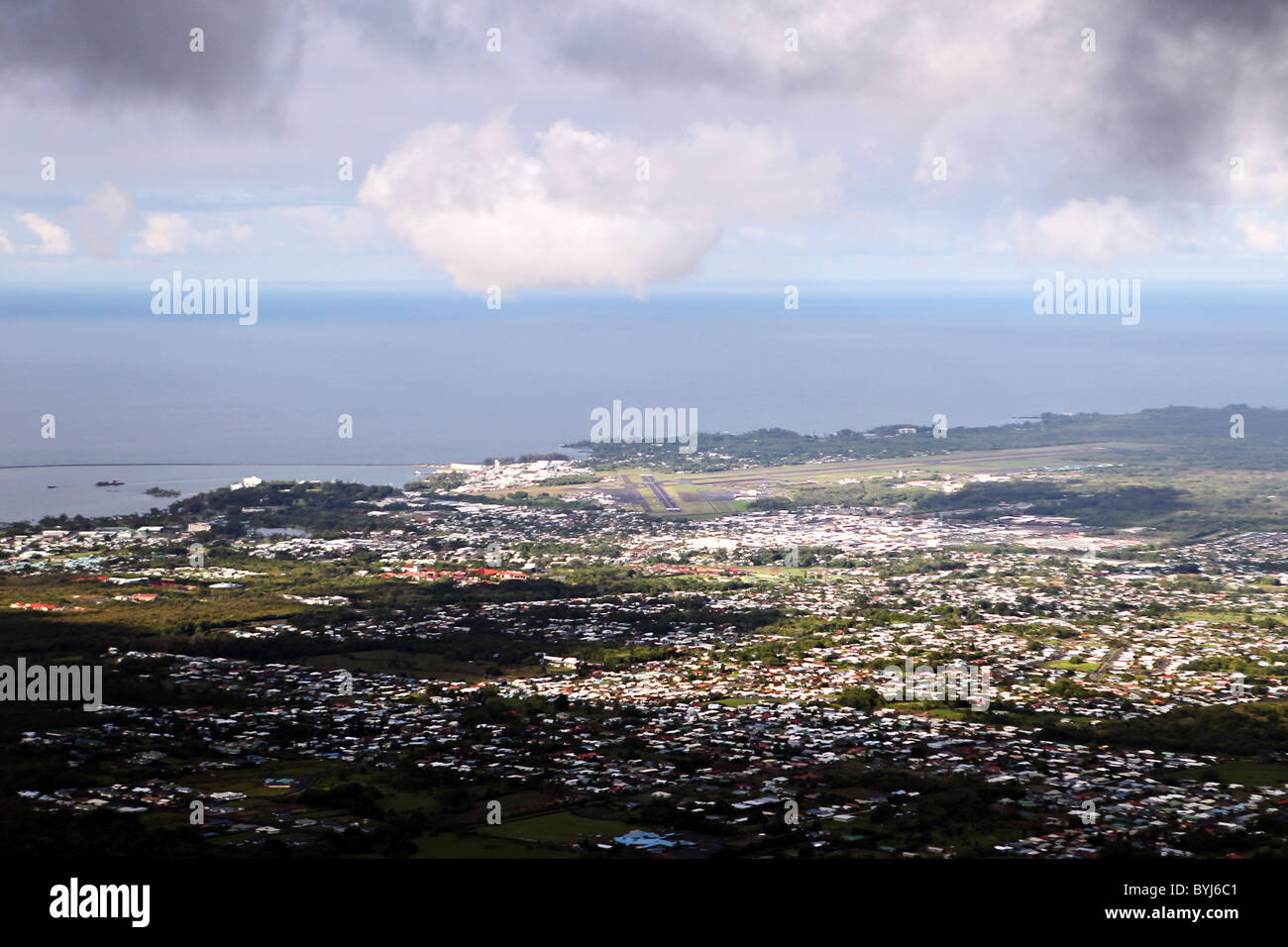 Aerial of Kona, Big Island, Hawaii, USA. Stock Photo
