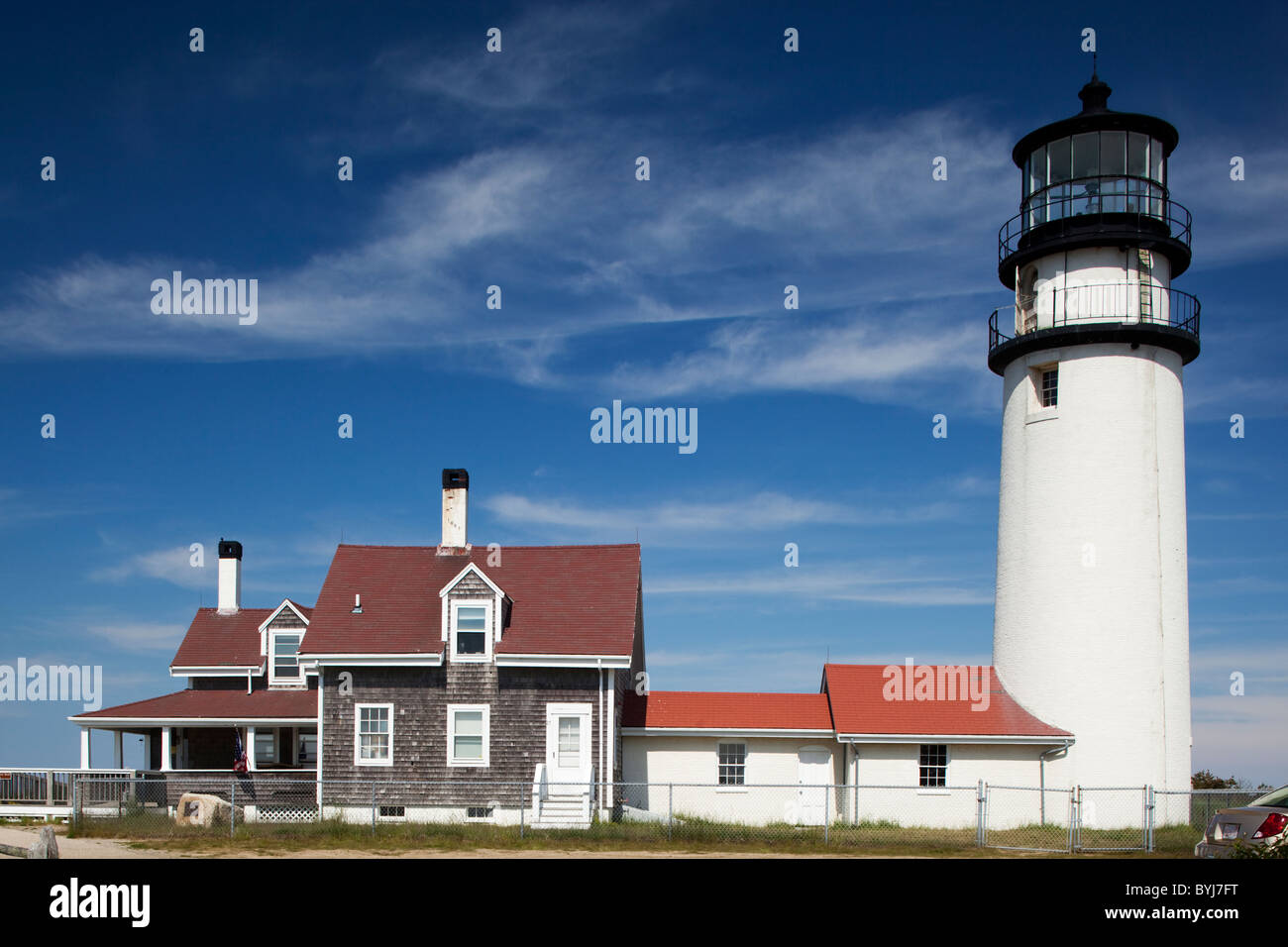 USA, Massachusetts, Cape Cod National Seashore, Highland Lighthouse on ...
