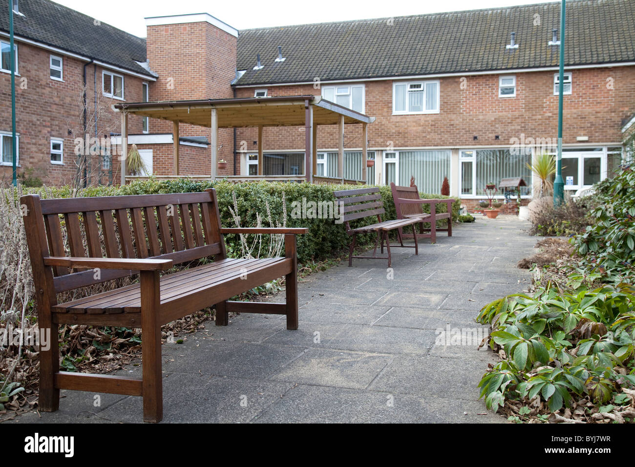 The outside of an elderly nursing care home, England UK Stock Photo Alamy