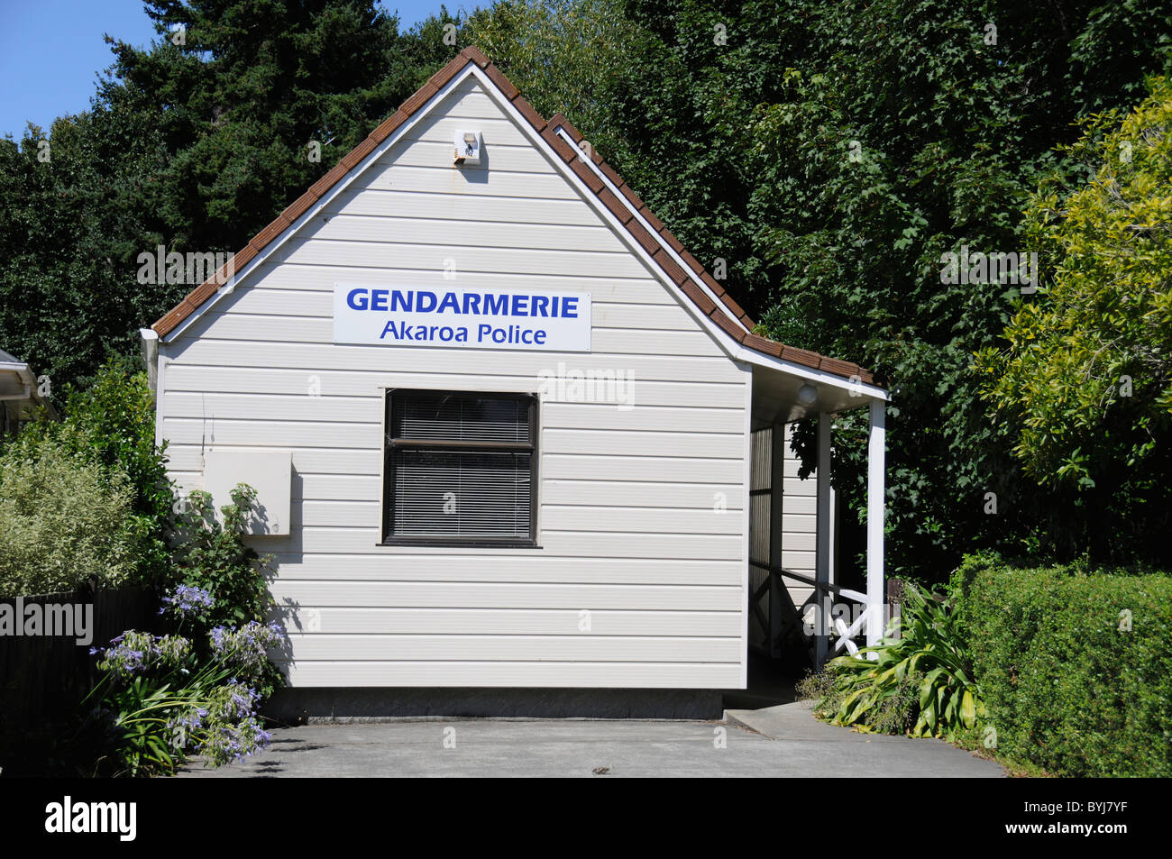 The Gendarmerie (Police station) is in a small picturesque historic