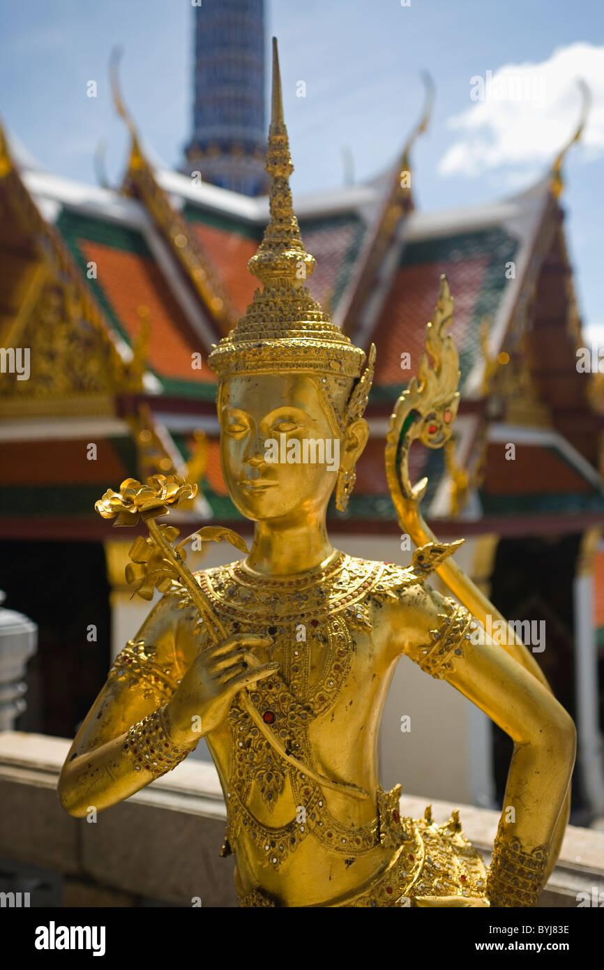 ASIA/ THAILAND/ BANGKOK/ MAHARAT ROAD. Sculpture representing a god at