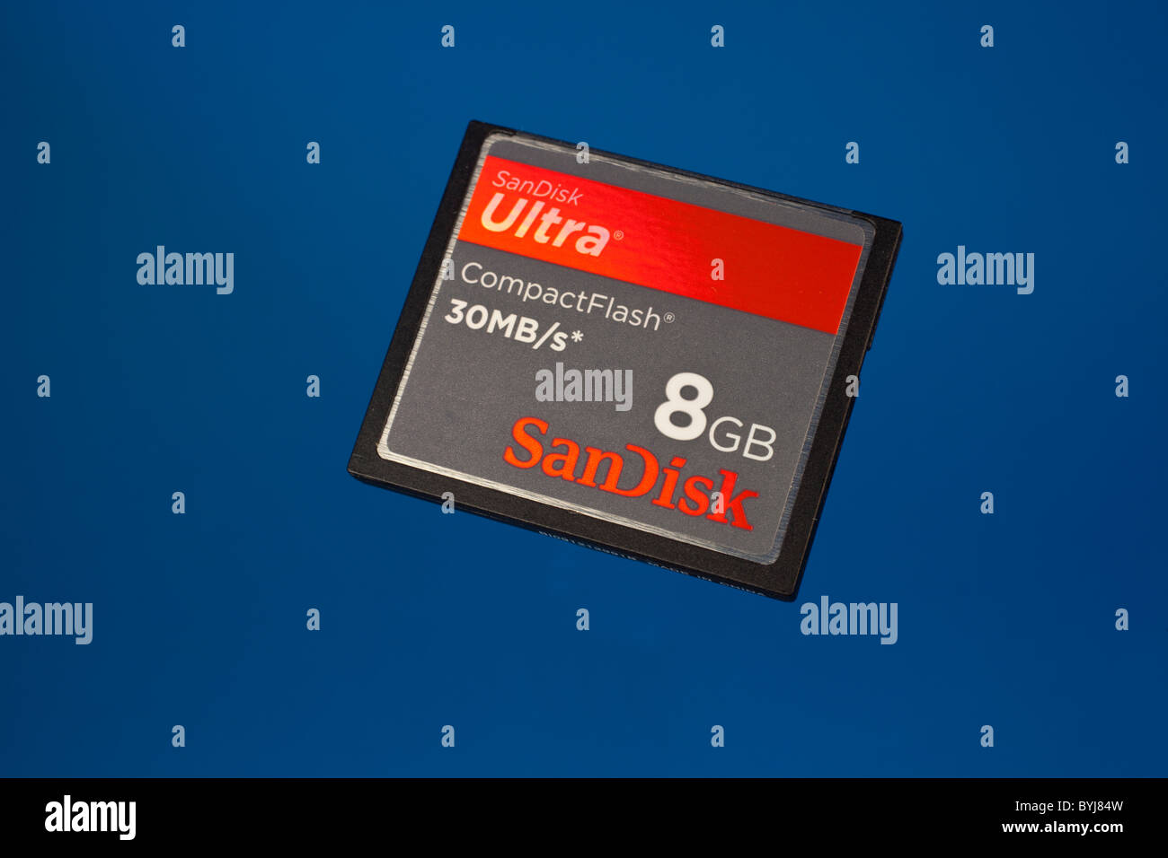 A compact flash memory card Stock Photo
