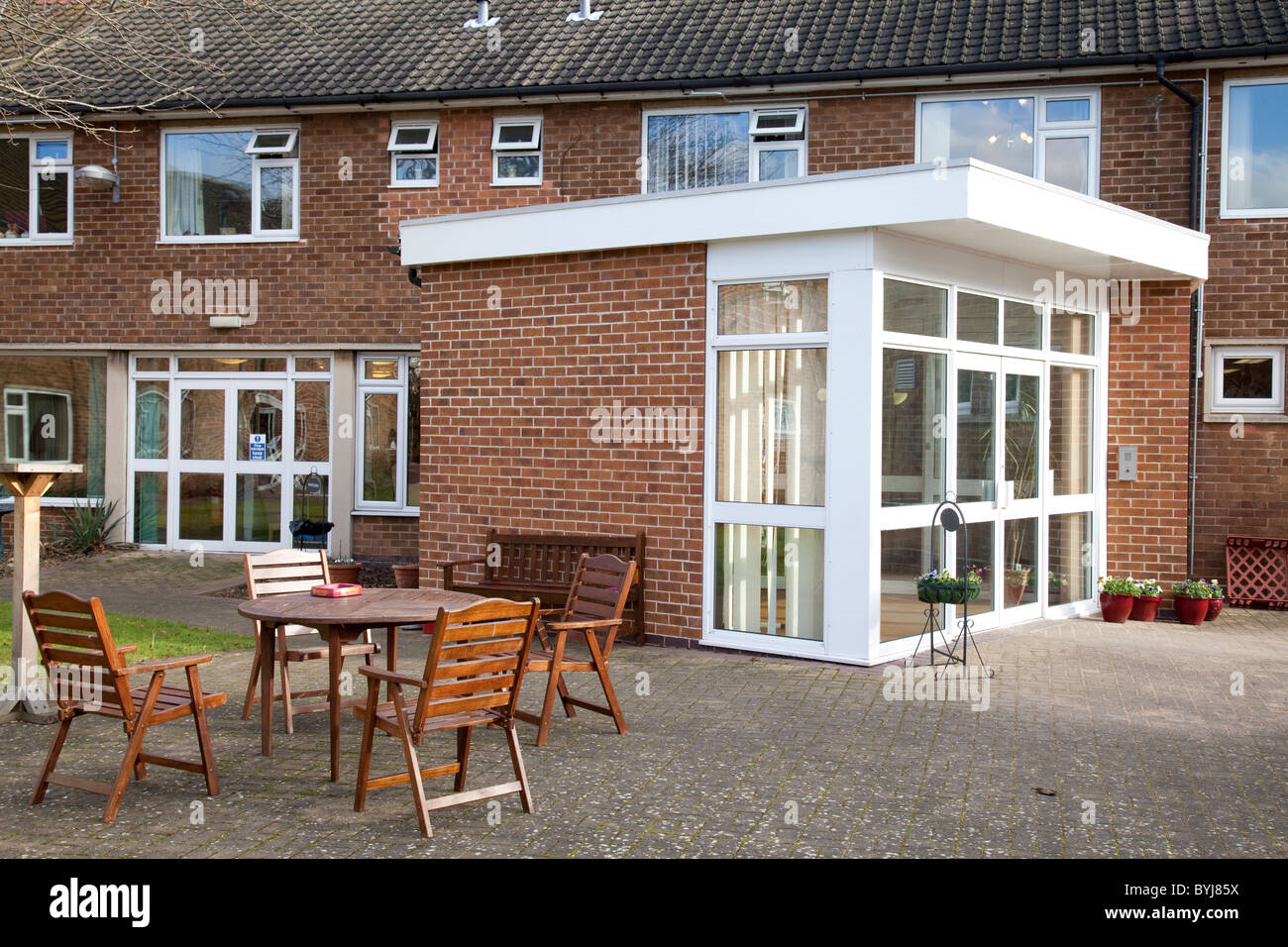 The outside of an elderly nursing care home, England UK Stock Photo Alamy