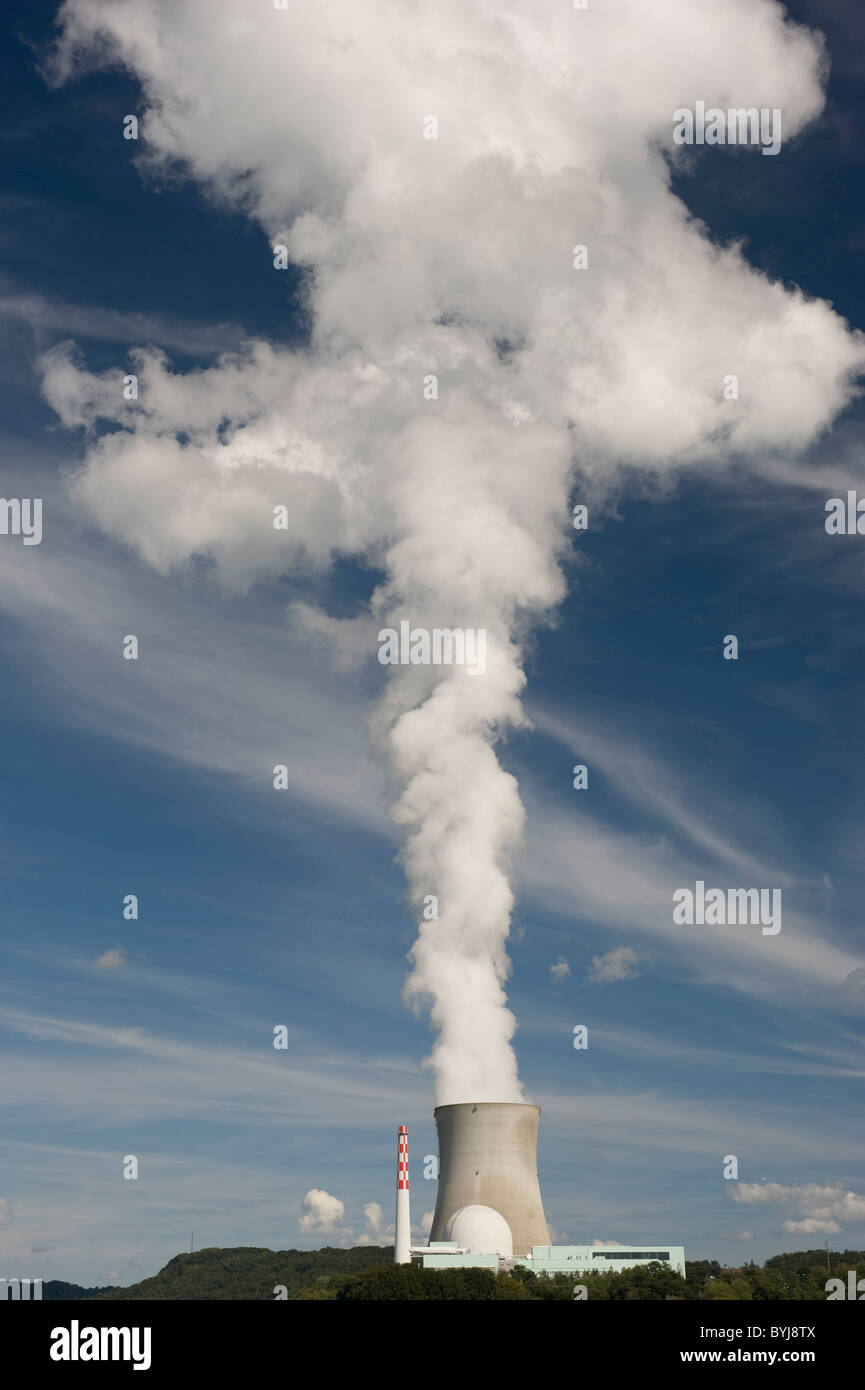 Nuclear power plant, Leibstadt, Switzerland Stock Photo