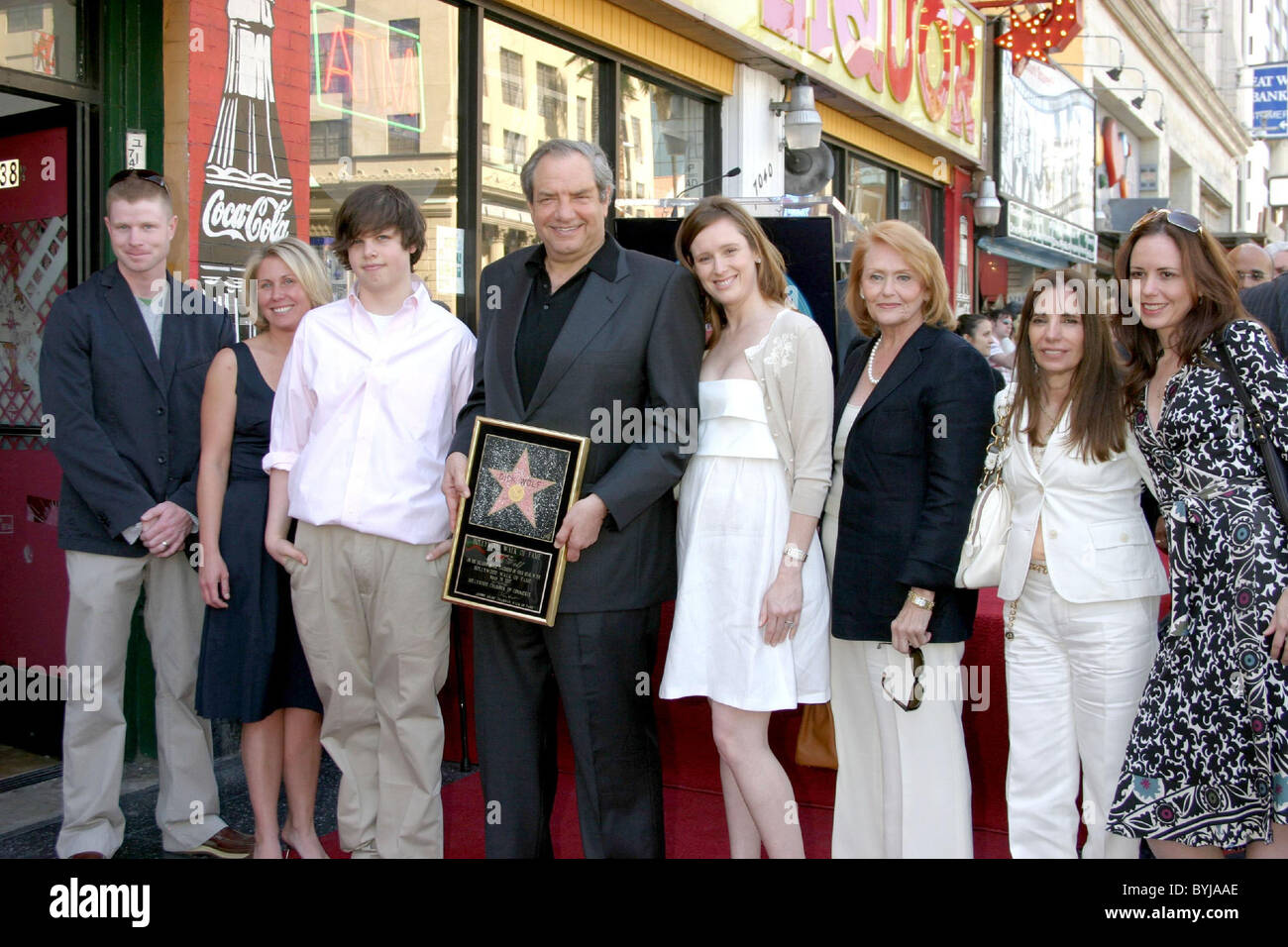 Dick Wolf with his family Dick Wolf receives a star on Hollywood Walk