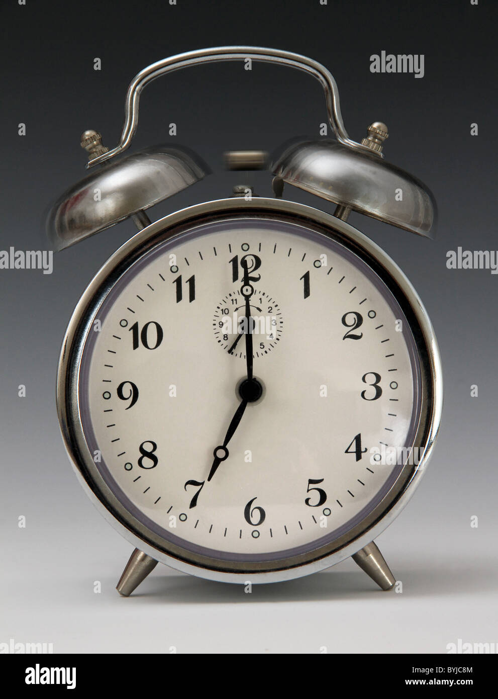 Ringing alarm clock Stock Photo