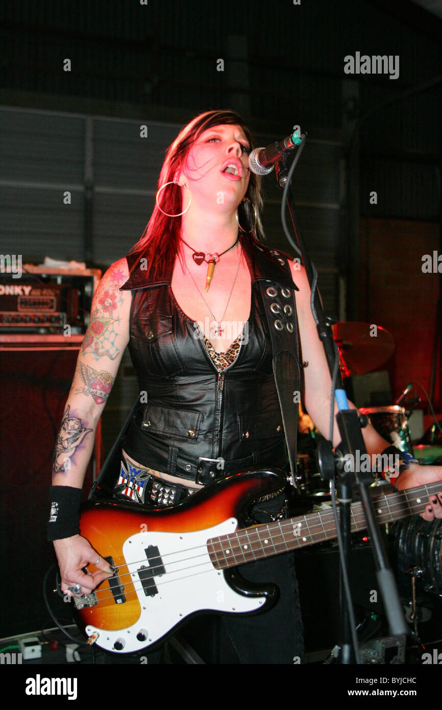 Karen Cuda Of Nashville Pussy Garage Magazine Girl Of The Year