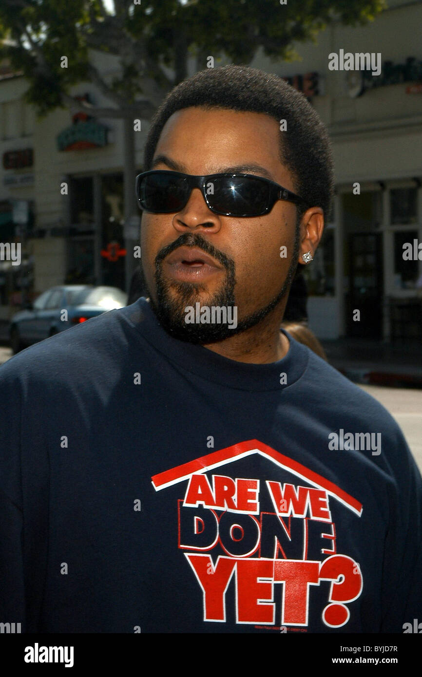 Ice Cube Los Angeles premiere of 'Are We Done Yet?' held at the Mann