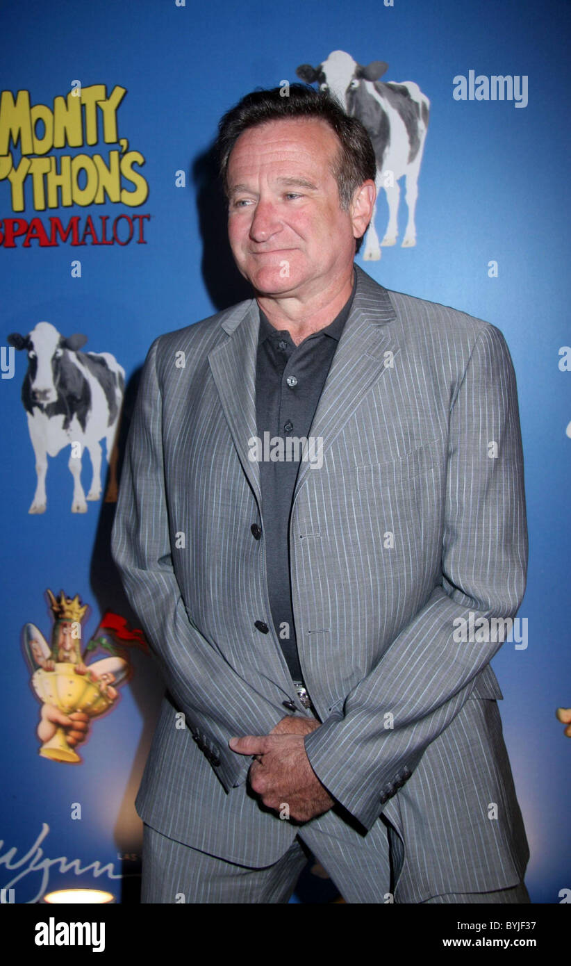Robin Williams Monty Python's "Spamalot" Opens At the Wynn Las Vegas