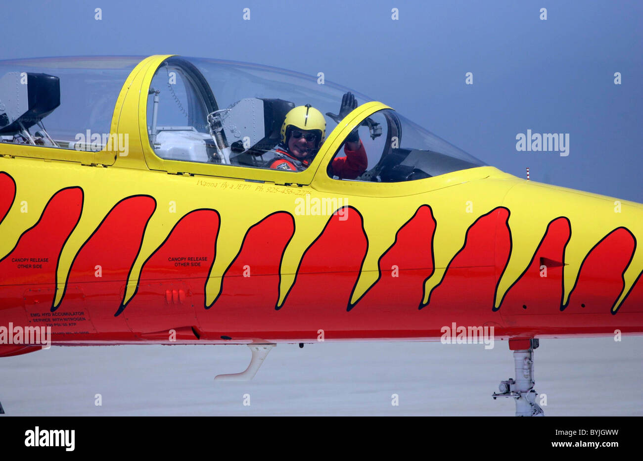 L39 Firecat Jet piloted by Rich Perkins 42nd Point Mugu Air Show at