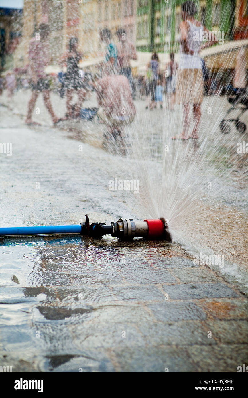 Unusual coolness on hot days Stock Photo