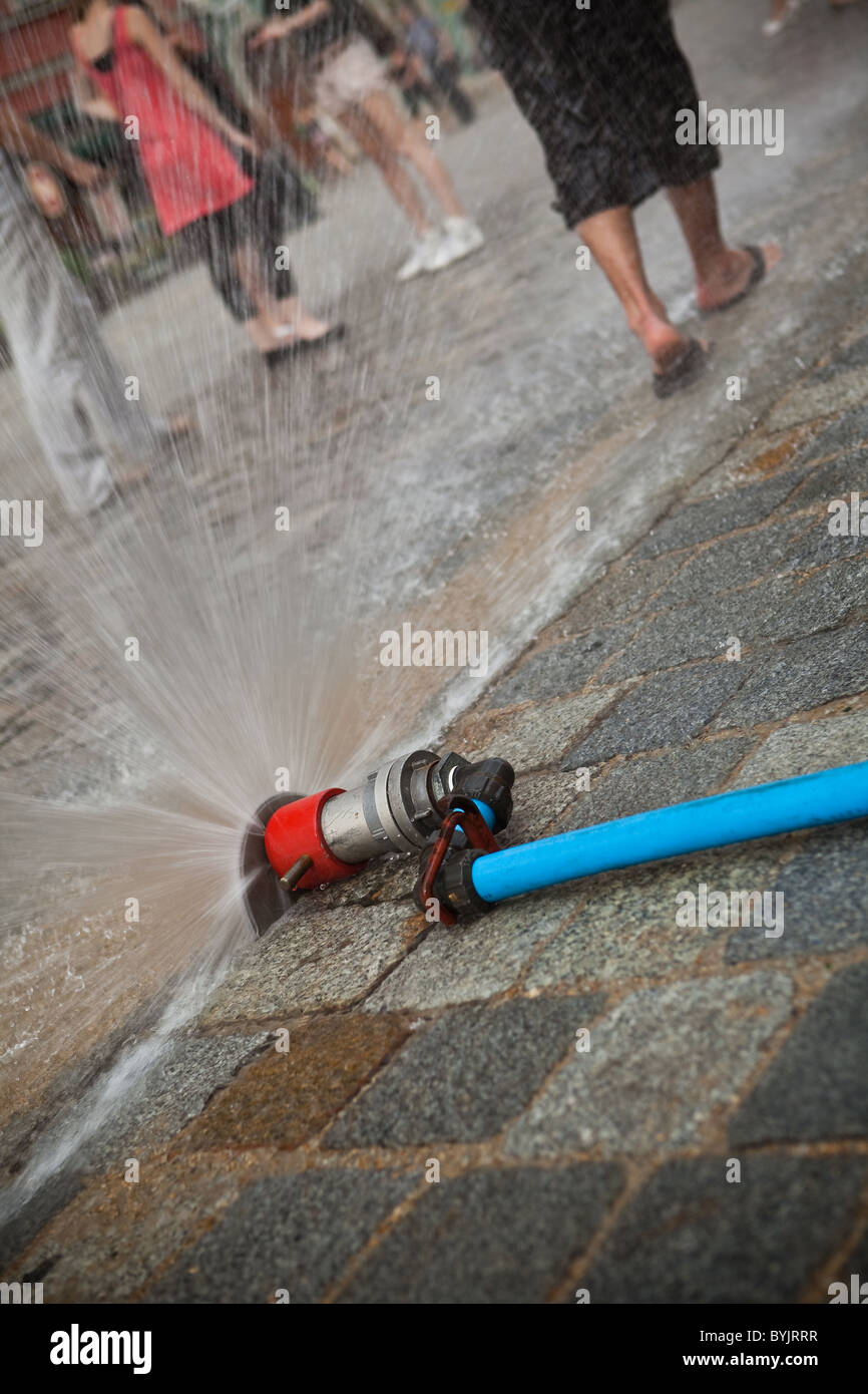 Unusual coolness on hot days Stock Photo