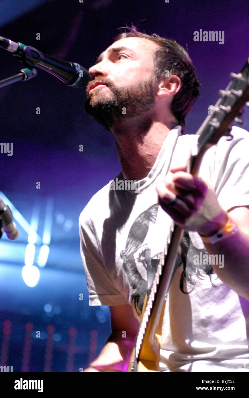 James Mercer of The Shins performing at the KCRW Sounds Eclectic concert at Gibson Amphitheatre