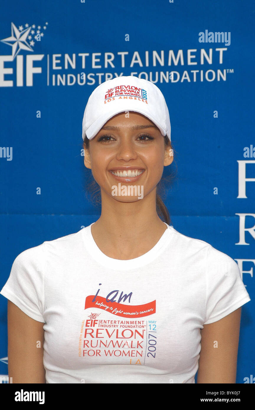 Jessica Alba The Entertainment Industry Foundation Revlon Run Walk ...