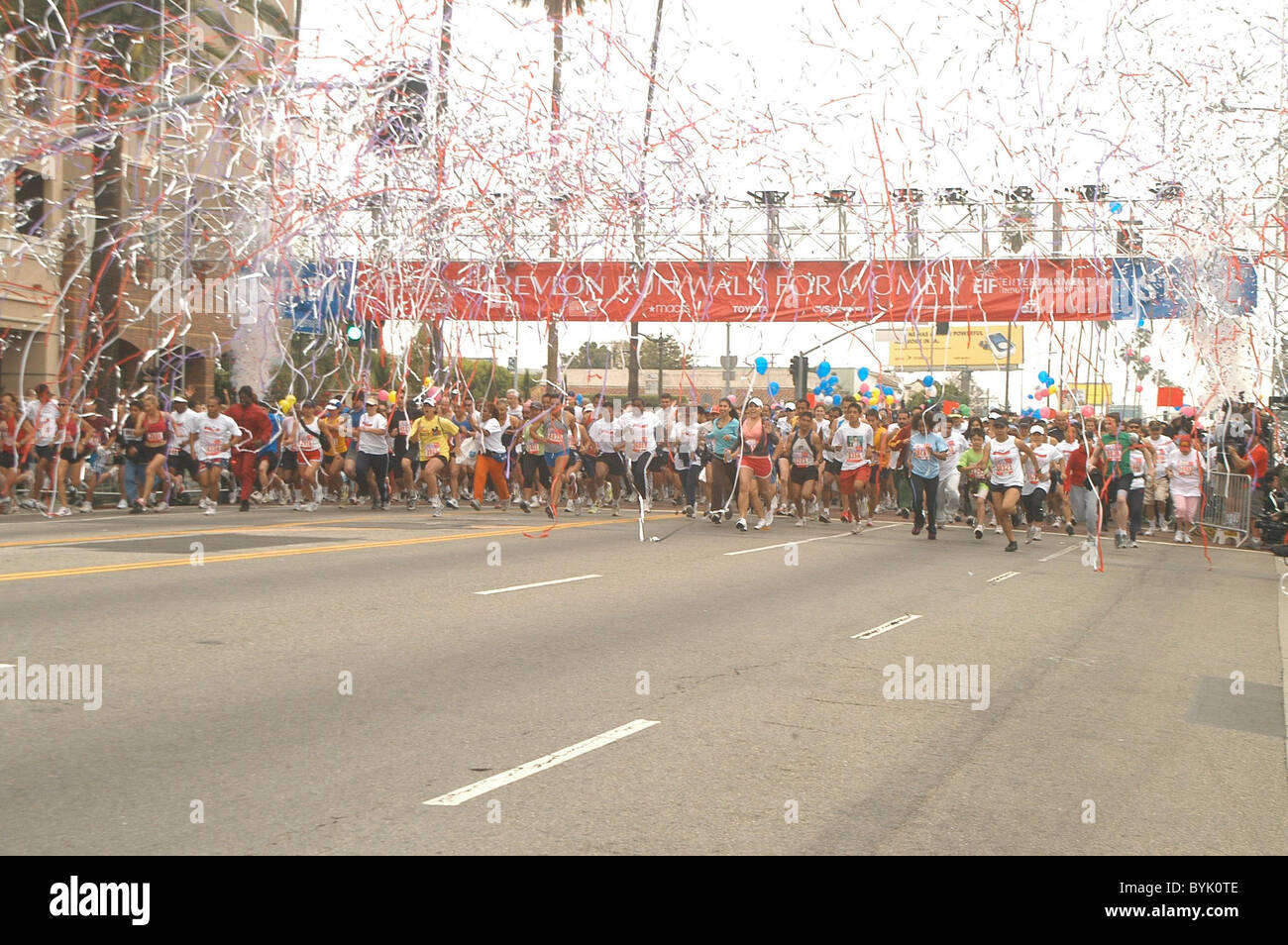 Revlon Run Walk-Race Start Los Angeles Memorial Coliseum Los Angeles ...