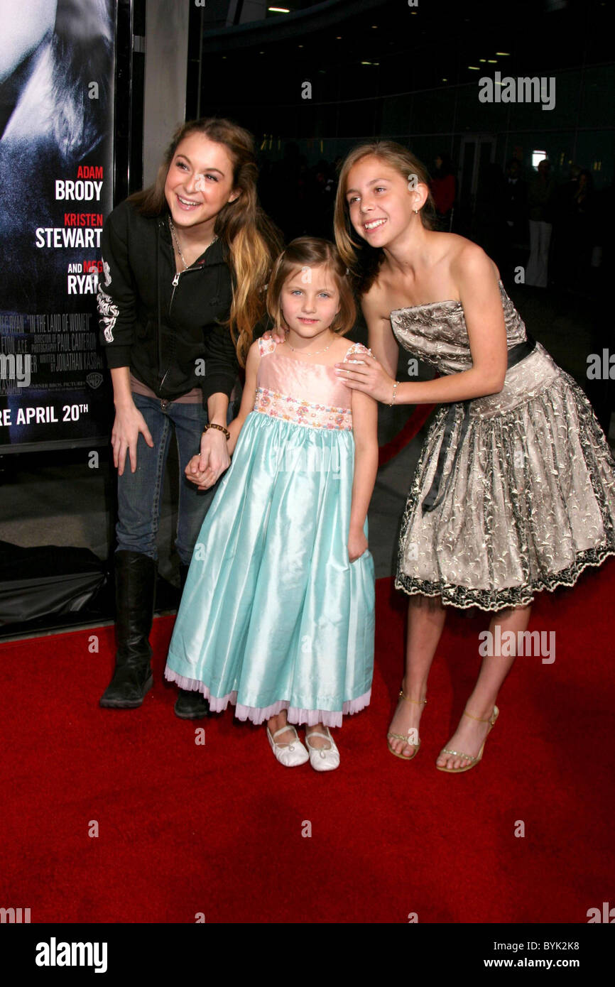 Alexa Vega, Thier sister Greylin, and Makenzie Vega Los Angeles premiere of  'In The Land of Women' held at the Cimerama Dome Stock Photo - Alamy