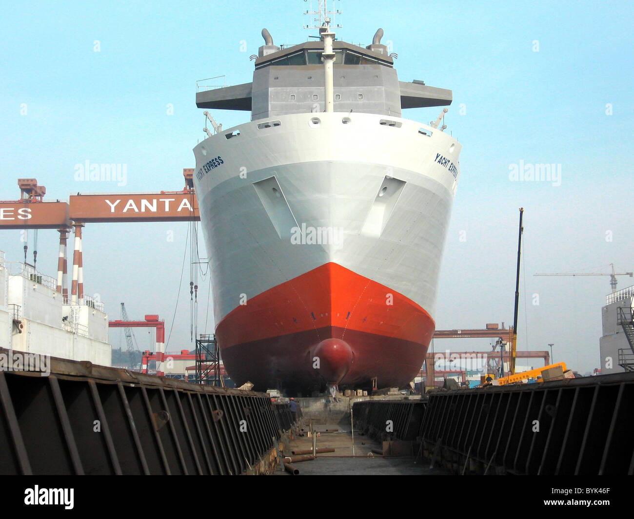 The Dockwise Yacht Transporter Need your fleet of luxury yachts delivered to your seventh home in the Caribbean? Can't be Stock Photo