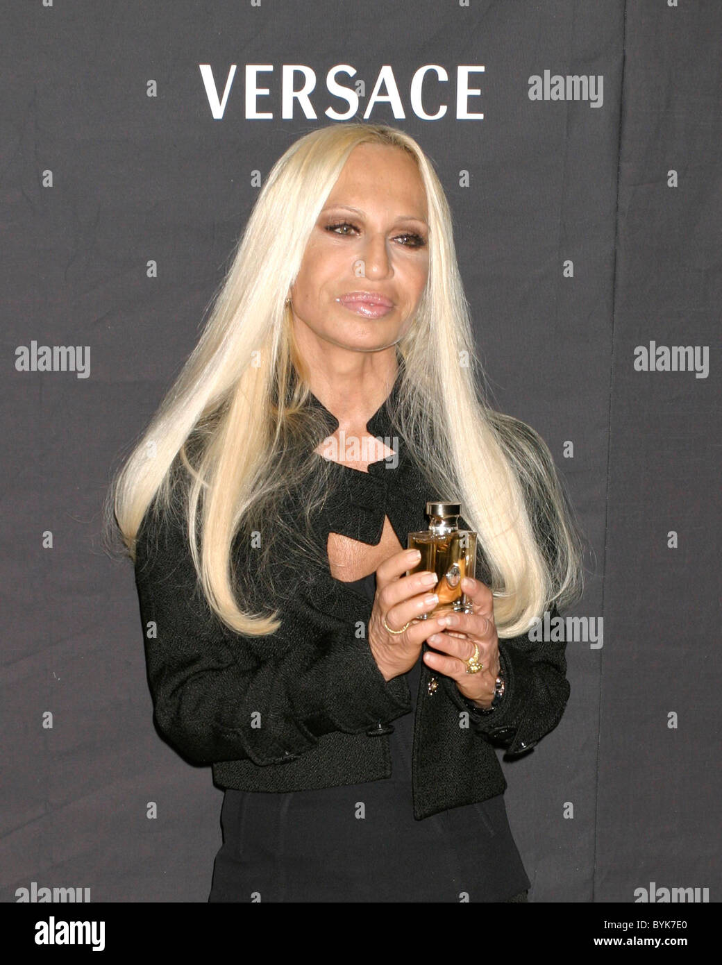 Donatella Versace launches her new Perfume, Versace, exclusively