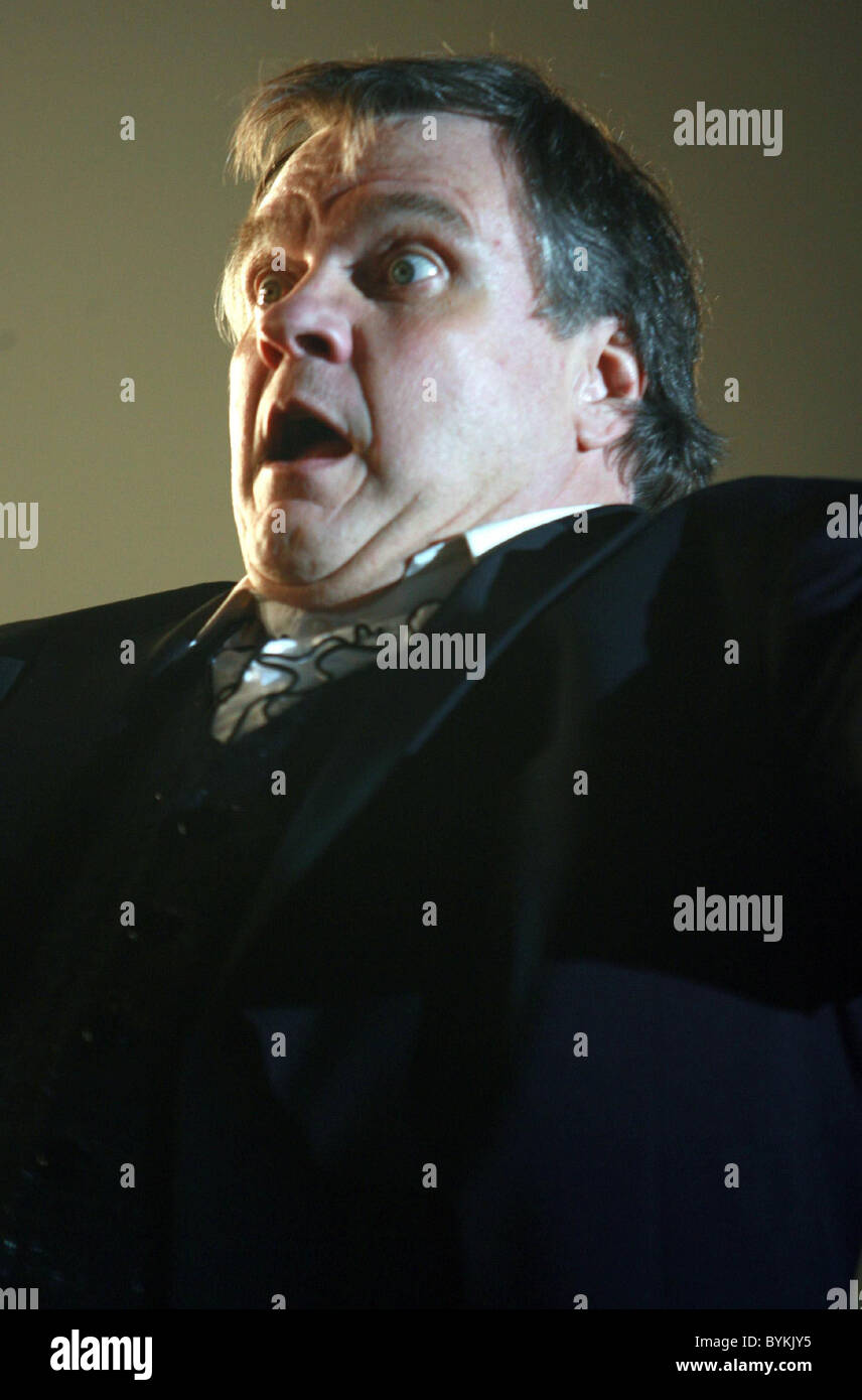 Meat Loaf performing in concert at the Manchester Evening News Arena